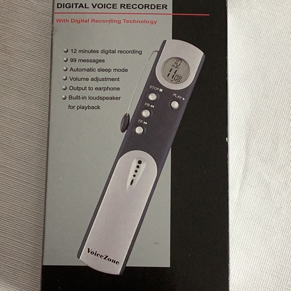 New in box digital voice recorder